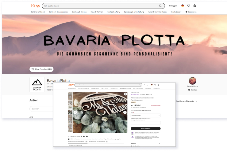 Bavaria Plotta - Etsy Shop - Shopify